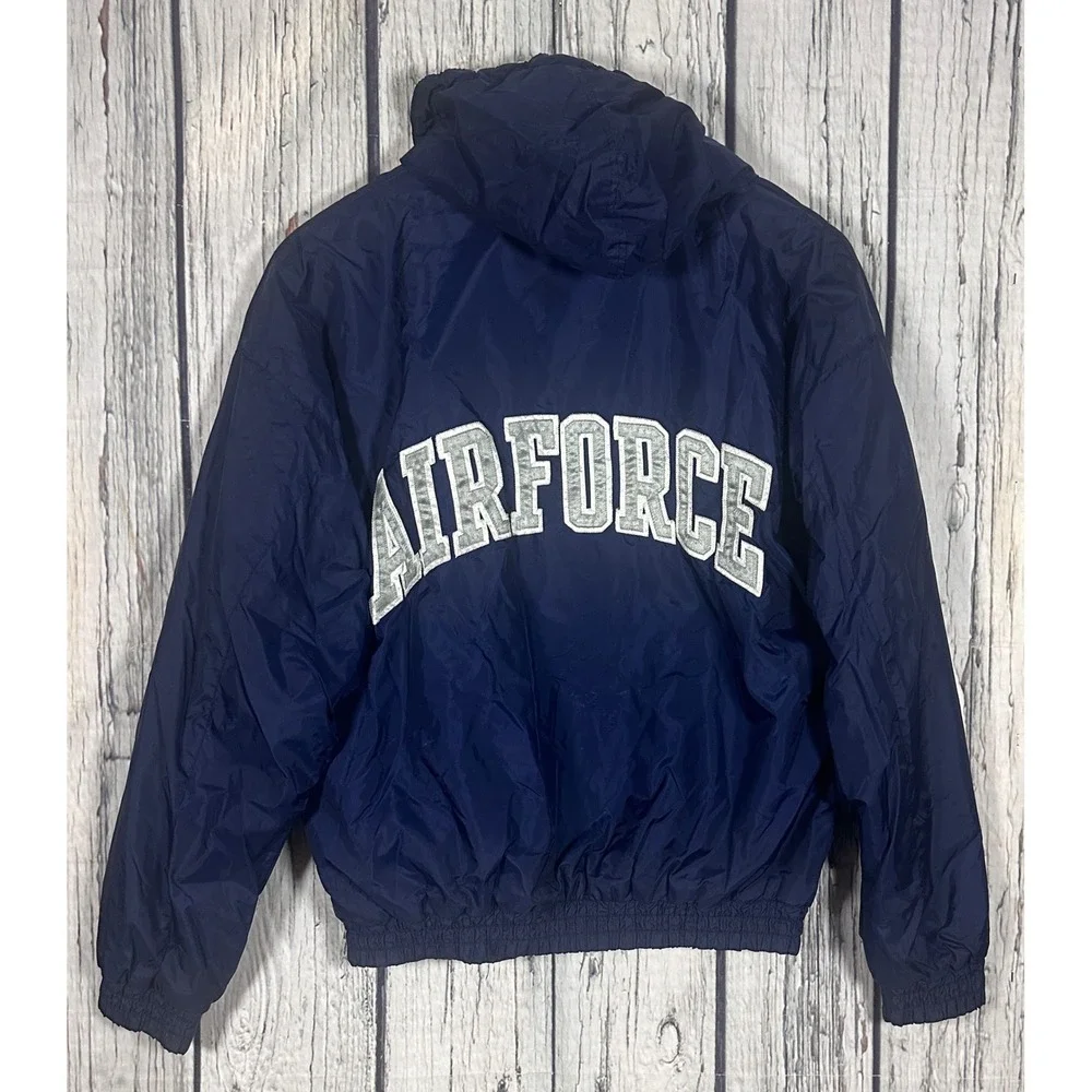 Vintage Gear For Sports US Air Force‎ Windbreaker Jacket Navy Blue Mens Medium - Picture 2 of 8